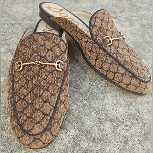 Sam Edelman Linnie Chenille Bit Buckle Mules